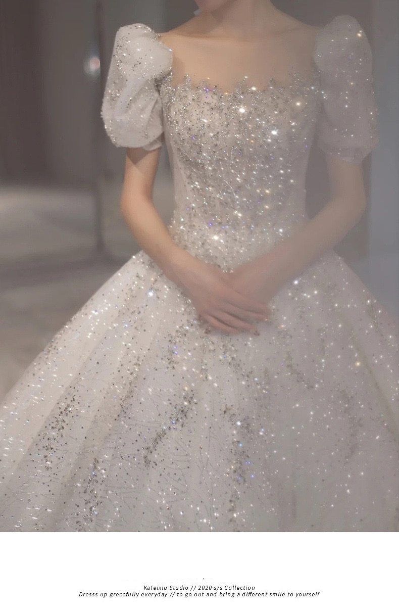 Luxury Wedding Dresses with Crystal Beads | EdleessFashion Luxury Wedding Dresses with Crystal Beads | EdleessFashion